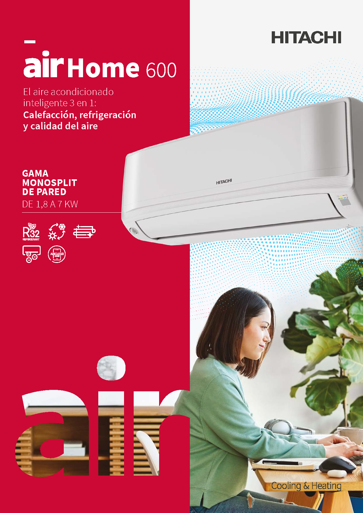 Folleto- HITACHI. Aire acondicionado Air Home 600 